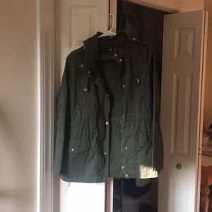 Green cargo women's jacket